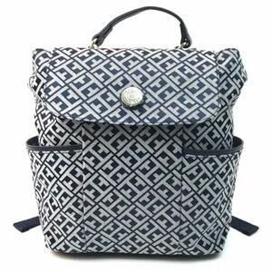 Stylish Navy blue and White Backpack by Tommy Hilfiger